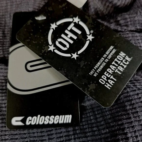 Colosseum Charcoal Michigan Wolverines OHT Military Appreciation Henley - XL - Picture 6 of 6